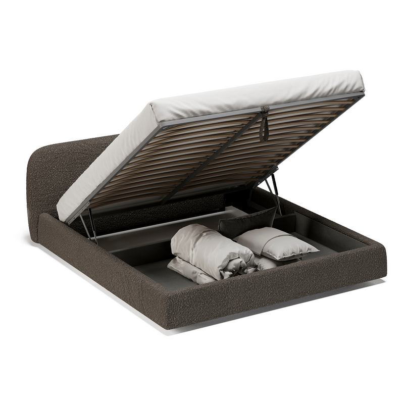 Кровать Лагом букле buckle brown 1.4x2.0
