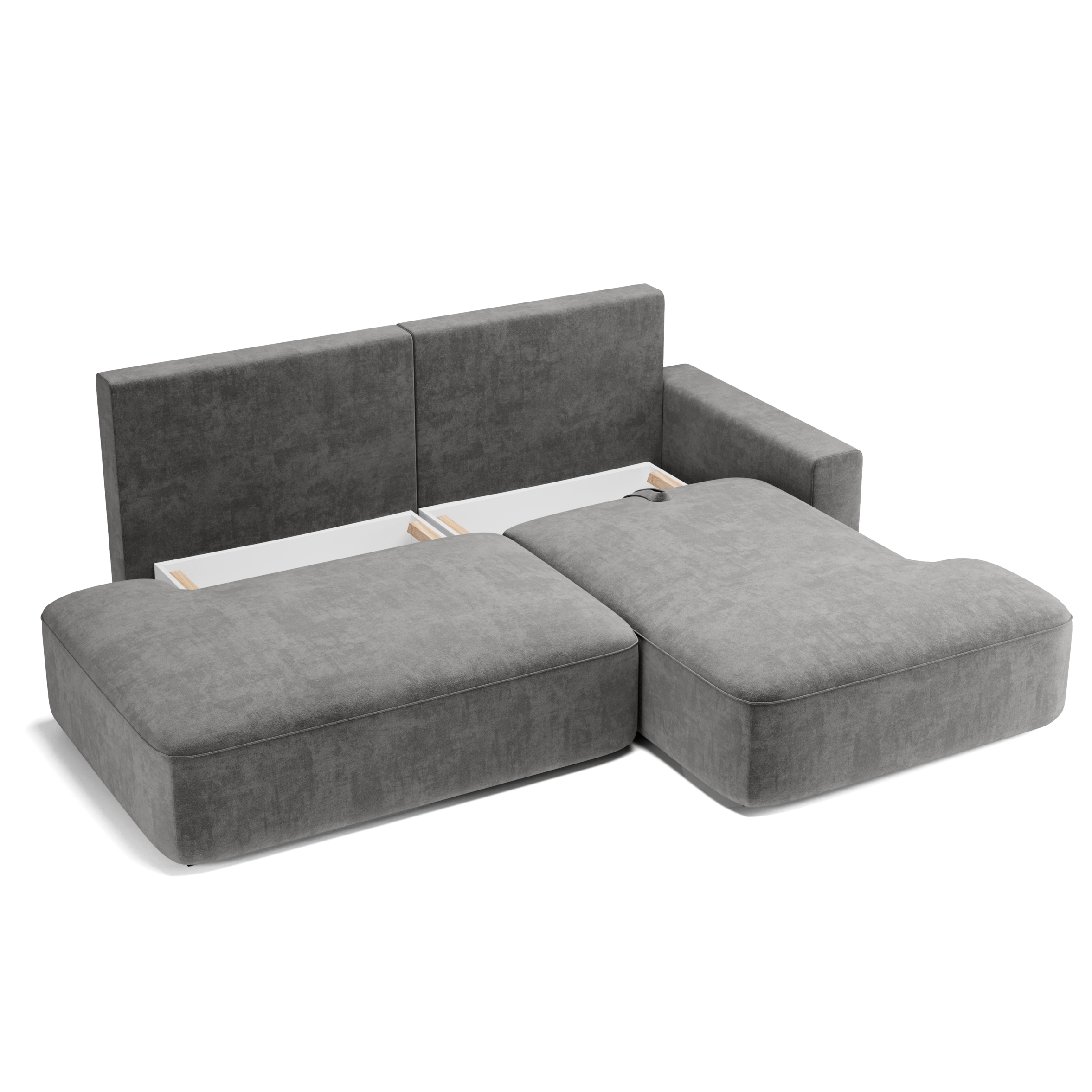 Комо двухмодульный угловой удлиненный sharli 13 Silver