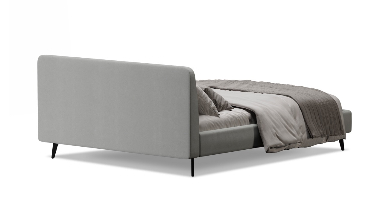 Кровать Симпл на ножках 120х200 велюр velutto soft 992
